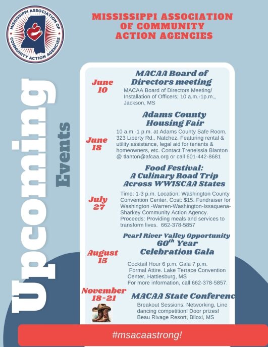Calendar of Events for Week of May 26, 2025